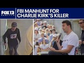 FBI manhunt for Charlie Kirk's killer