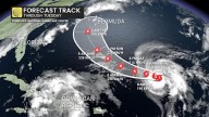 Hurricane Humberto rapidly intensifying in the Atlantic Ocean