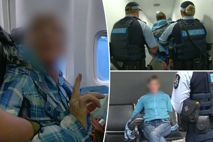 Passenger removed from Quantas flight and arrested for dancing