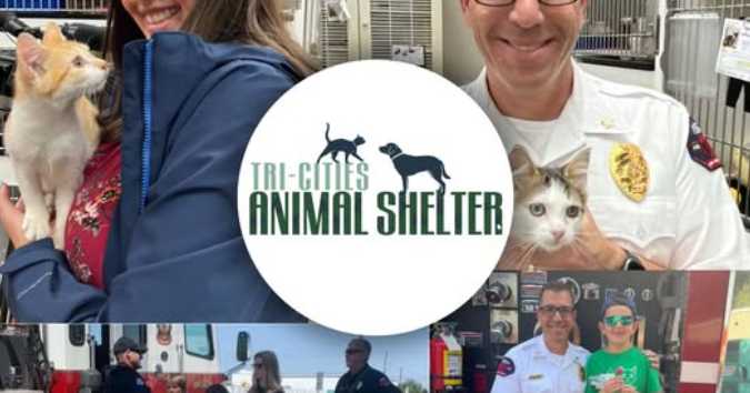 Adopt a pet and meet local firefighters at Tri-Cities Animal Services event