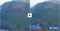 VIDEO | Captan momento exacto en que jeep pierde el control y desbarranca en Concón