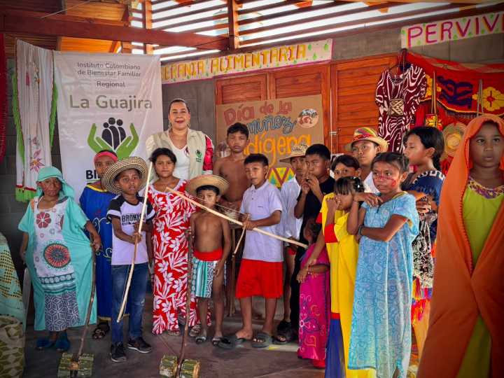 Bienestar Familiar celebró la identidad cultural de la niñez y la adolescencia indígena en La Guajira