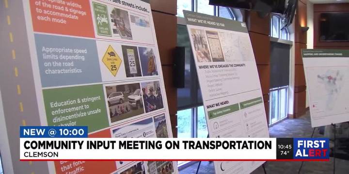 Community input meeting on transportation in Clemson