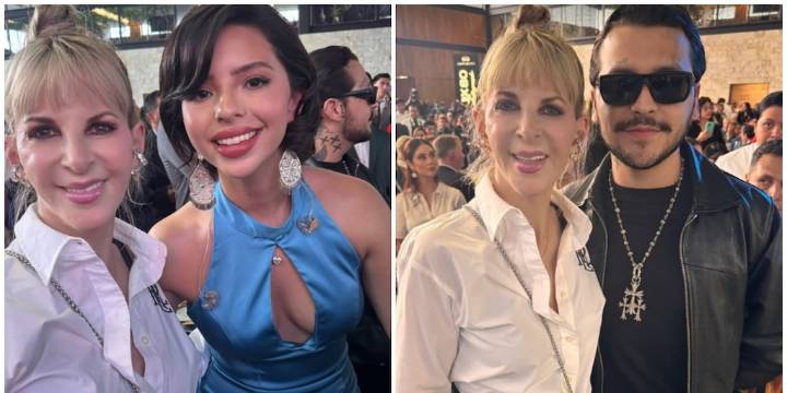 ¡Ni los magistrados! Christian Nodal y Ángela Aguilar acuden a evento con siete guardaespaldas, asegura Shanik Berman