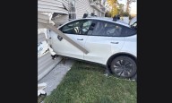 Woman suffers medical emergency, crashes into Stearns County garage