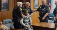 Saginaw man carried from courtroom after being convicted of killing man, setting body on fire