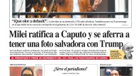 La tapa del Diario PERFIL del domingo 21 de septiembre de 2025