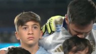 La emoción de Messi en el Himno Nacional