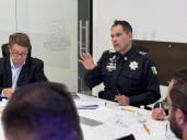 Encabeza Secretario de Seguridad Pública reunión de coordinación para operativo del desfile patrio