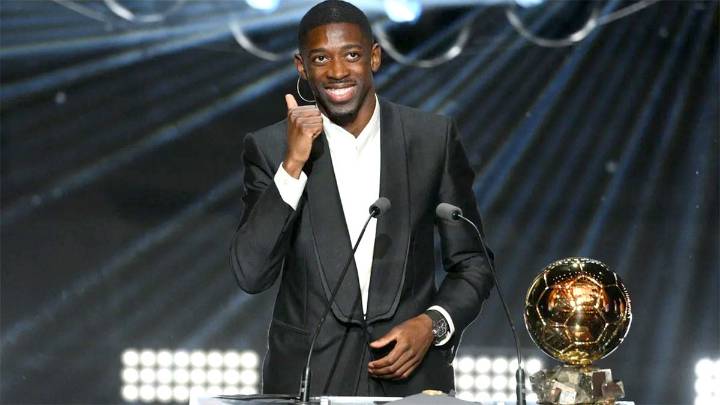 Ousmane Dembélé ganó el premio a mejor jugador de la temporada