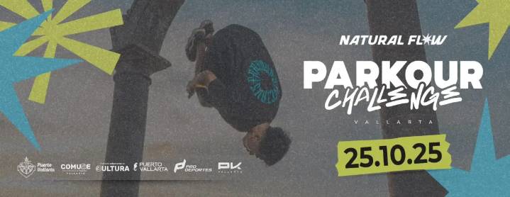Puerto Vallarta se alista para el Parkour Challenge 2025 “Natural Flow”