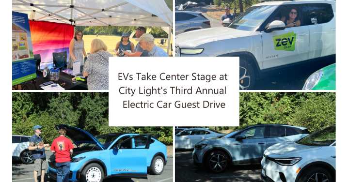 Electric Vehicles Take Center Stage at Seattle City Light's Third Annual Electric Car Guest Drive