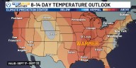 No more fall fronts, warming trend locks in