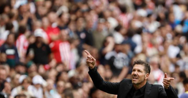 Rompió Simeone a llorar tras el quinto gol del Atlético