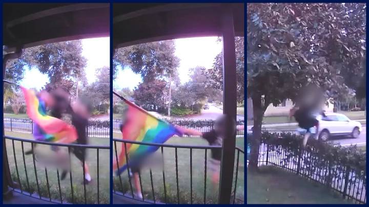 Thieves rip Pride flag from Orlando homeowner's porch