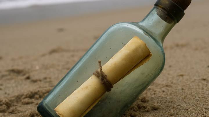 Unos estudiantes topan con una botella con una nota de 1825: la firma es de una figura importante