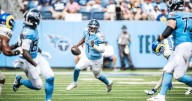 Titans' Cam Ward throws first TD, suffers critical turnover in loss
