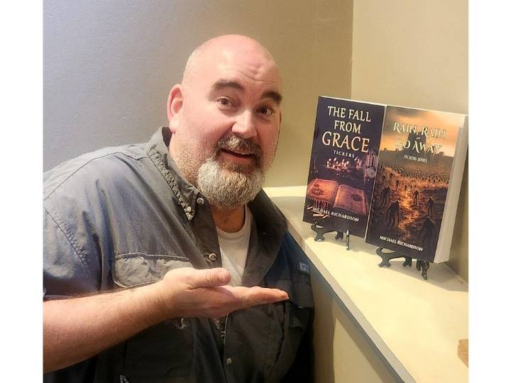 Sudbury's author love of reading developed over his many surgeries