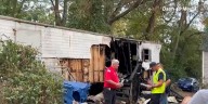 Homeowner injured, cat killed in Clarksville mobile home fire