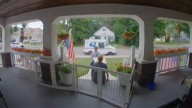 Camera Caught A Heartbreaking Act Of Kindness As Wisconsin Mailman Takes A Dog Home For A Last Farewell