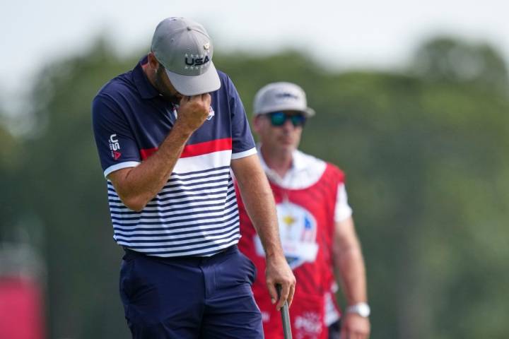 Scottie Scheffler goes 0-2, the worst first day at the Ryder Cup for a world No. 1 since Tiger Woods