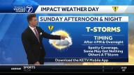 Very spotty thunderstorm potential Sunday afternoon around Omaha