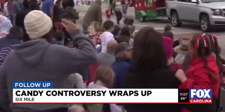 Candy controversy in Six Mile wraps up