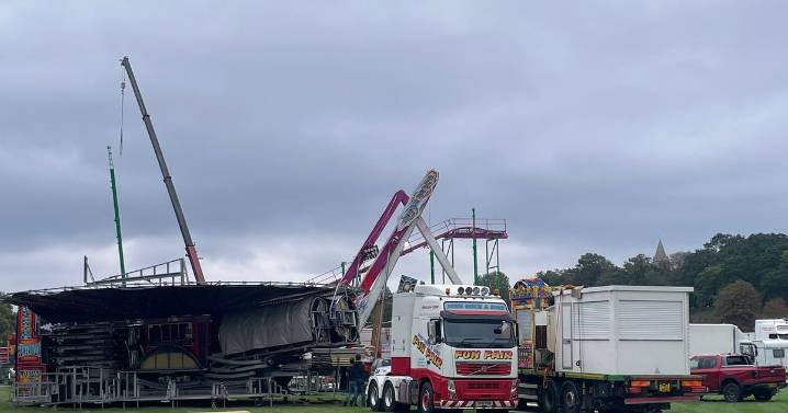 Goose Fair rides take shape in Nottingham as excitement builds for 10