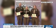 Berrien County police officers honored for saving inmate’s life at county jail