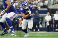 Giants' rookie emerging as lead running back: 'He has taken the lead in that backfield'