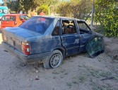 Un desperfecto mecánico provocó el vuelco de un automóvil y dos personas resultaron heridas