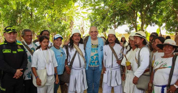 El alcalde Pinedo ratificó su compromiso con la zona rural de Santa Marta