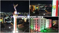 #Avispón: Brillan los colores patrios en edificios del Centro🎦