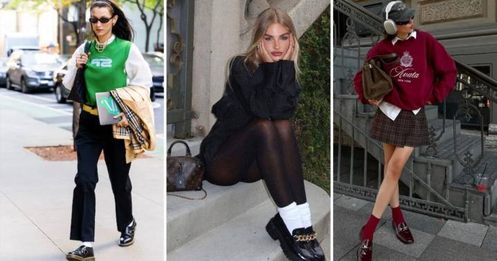 De Prada a Bella Hadid: por qué los mocasines con medias son el nuevo must