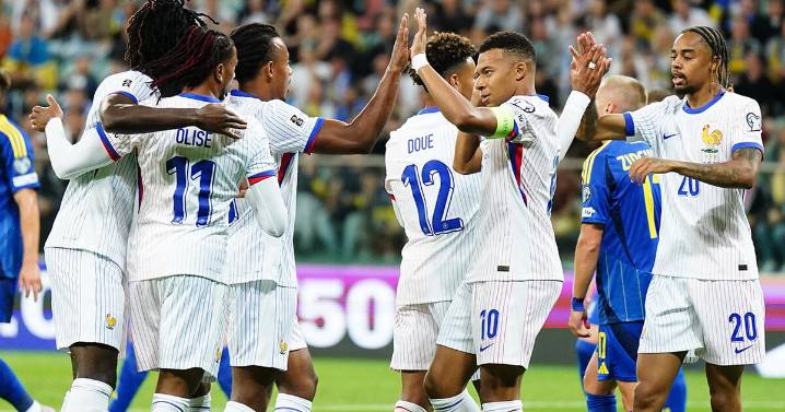 Francia derrotó  2-0 Ucrania  por Eliminatorias Copa del Mundo con un golazo de Kylian Mbappé