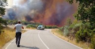 Incendio transfronterizo en Portugal y España eleva a nivel 2 la alerta en Castromil y A Mezquita