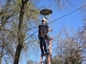 El Carmen inició la instalación de cámaras de seguridad en la comuna.