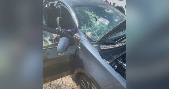 Woman impaled by flying rebar while driving near Deer Creek Dam