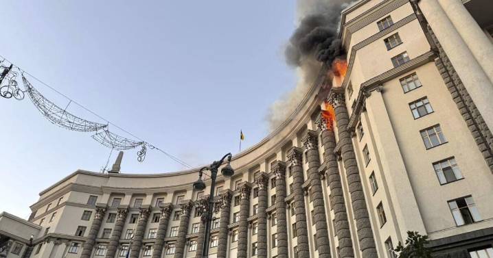 Ukraine shows diplomats damage after Russia's largest aerial attack since invasion