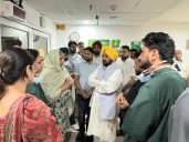 Wishes pour in for Punjabi singer Rajvir Jawanda, CM Mann visits hospital