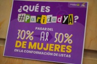 Radican proyecto de ley para garantizar paridad en listas electorales a partir de 2030