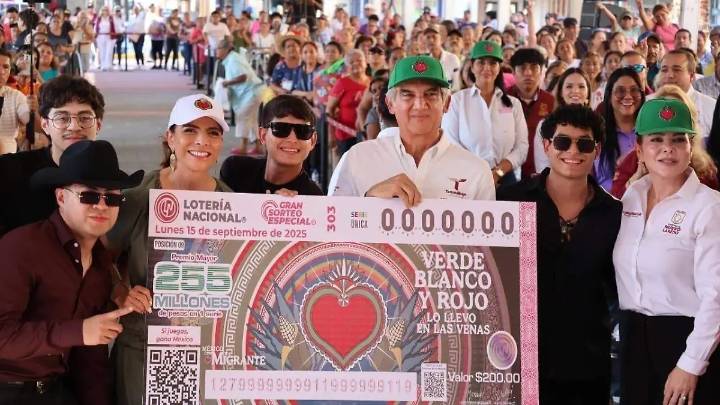 Lotería Nacional presenta en Nuevo Laredo el sorteo “México con M de Migrante”
