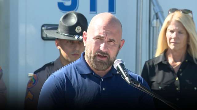 Lieutenant Gov. Jay Collins holds news conference in Cocoa