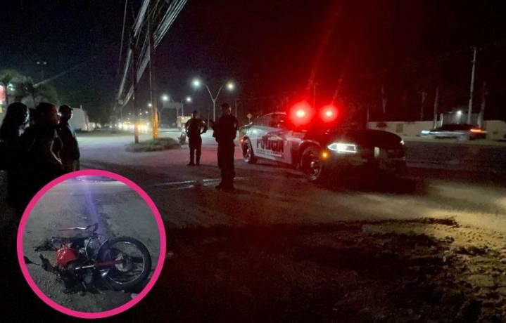 Motociclista sobrevive a choque con conductor que se dio a la fuga