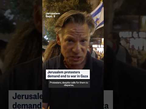 Jerusalem protesters demand end to war in Gaza