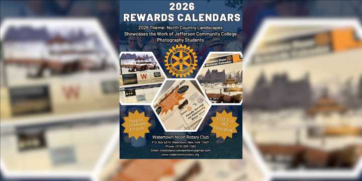 Watertown Noon Rotary Club calendars