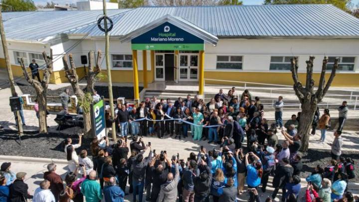 Tras medio siglo de espera, se inauguró el nuevo hospital de Mariano Moreno