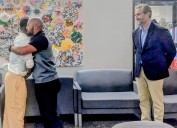 Oak Lawn bone marrow recipient meets donor who saved his life
