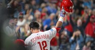 Kyle Schwarber and the Phillies' all-time single season home run leaders