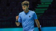 Tomás Etcheverry consiguió el primer punto para Argentina en la Copa Davis frente a Países Bajos